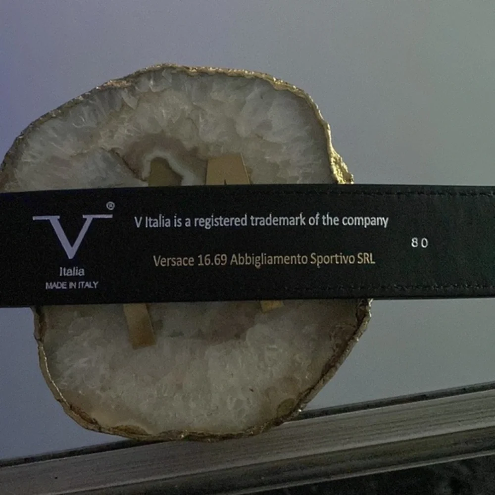 VITALIA MADE IN ITALY New Textured Leather Belt